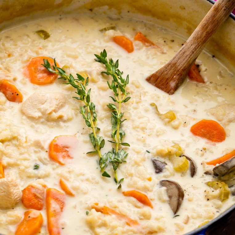 Creamy Chicken and Mushroom Soup - The Best Video Recipes for All