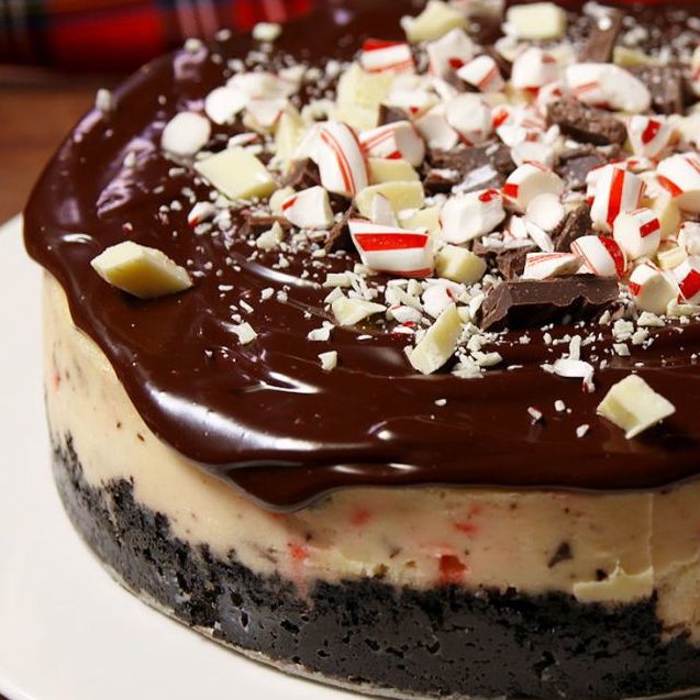 Chocolate Peppermint Cheesecake - The Best Video Recipes for All