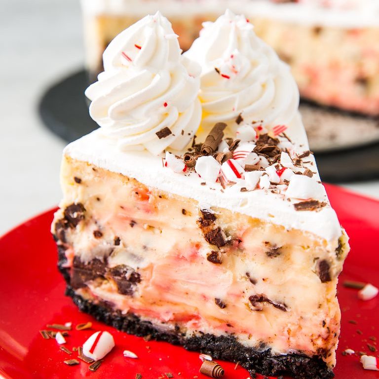 Peppermint Bark Cheesecake - The Best Video Recipes for All