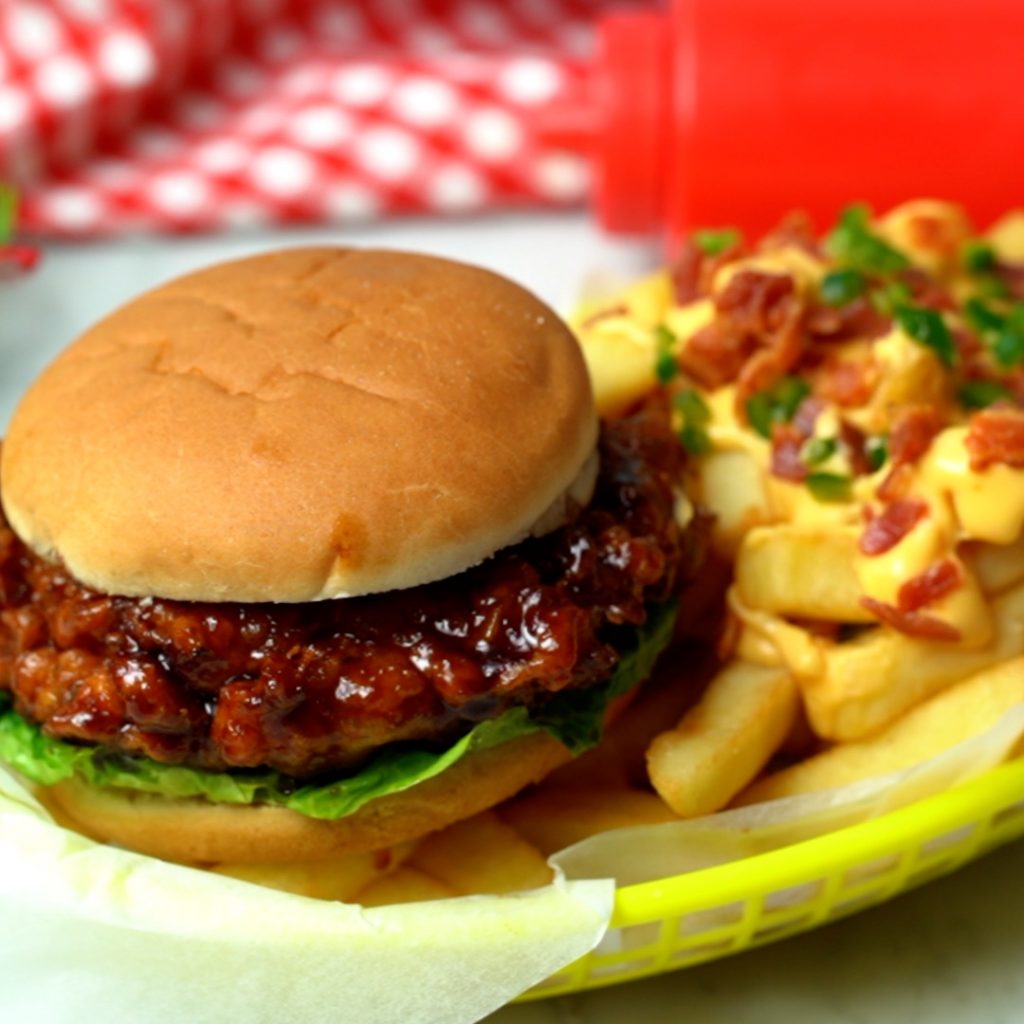 Sticky Honey Garlic Glazed Chicken Burger The Best Video Recipes for All