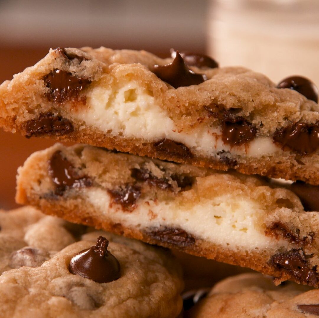 Cheesecake Stuffed Cookies - The Best Video Recipes for All