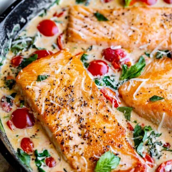 Creamy Tuscan Salmon 30 Minute Dinner The Best