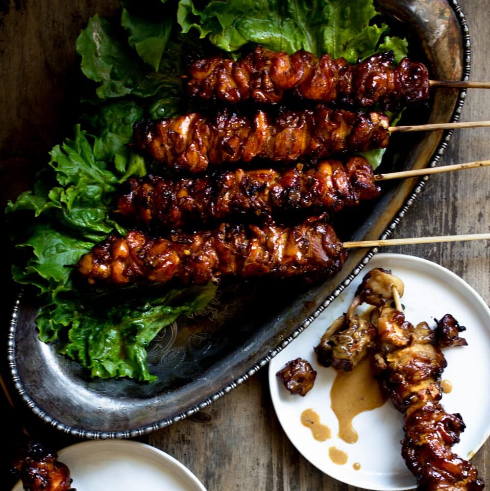 GRILLED THAI COCONUT CHICKEN SKEWERS - The Best Video Recipes for All