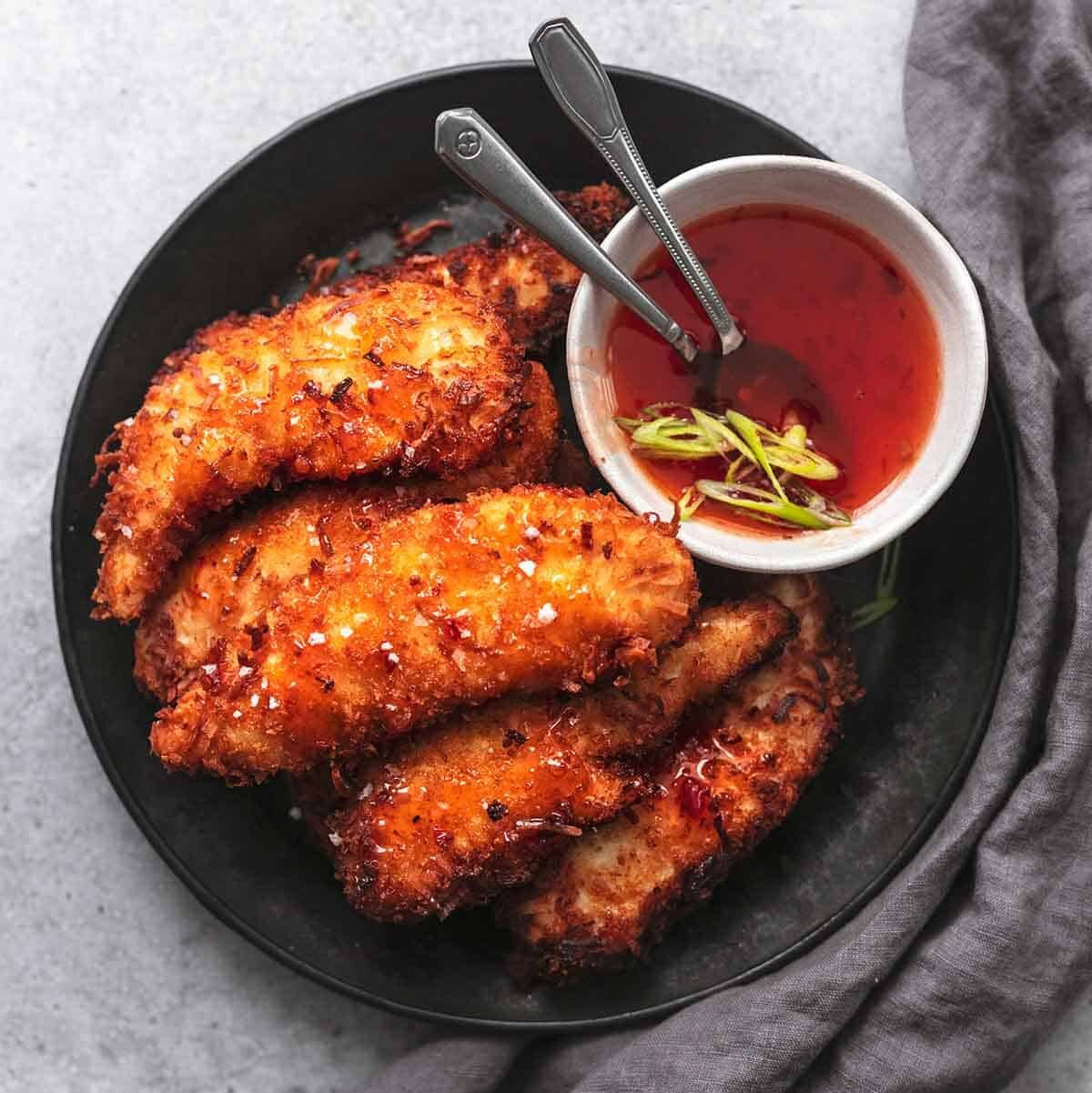 CRISPY COCONUT CHICKEN TENDERS - The Best Video Recipes for All