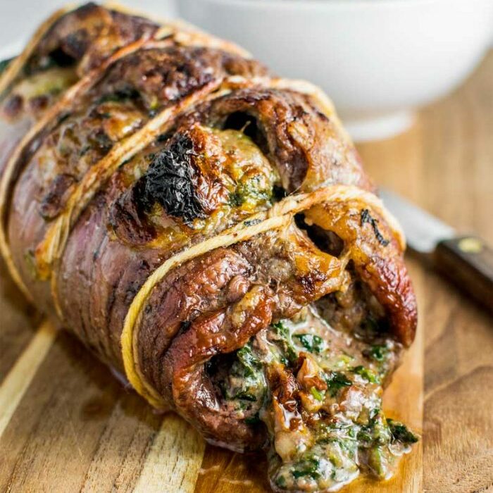 BAKED STUFFED FLANK STEAK - The Best Video Recipes for All