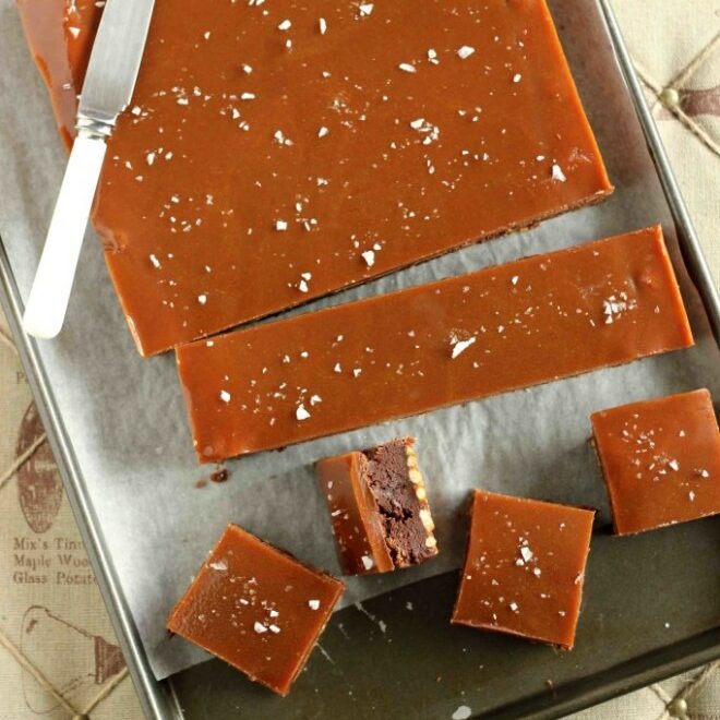 SALTED CARAMEL PRETZEL BROWNIES The Best Vide