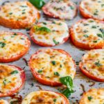 Baked Tomatoes with Mozzarella & Parmesan
