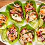 Sweet Chili Chicken Lettuce Cups
