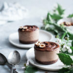 Raw Chocolate Hazelnut Ice Cream Cakes (vegan)