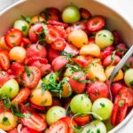 MELON SALAD WITH STRAWBERRIES AND MINT
