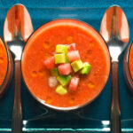 Tomato and watermelon gazpacho