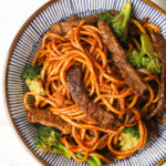 BEEF AND BROCCOLI NOODLES